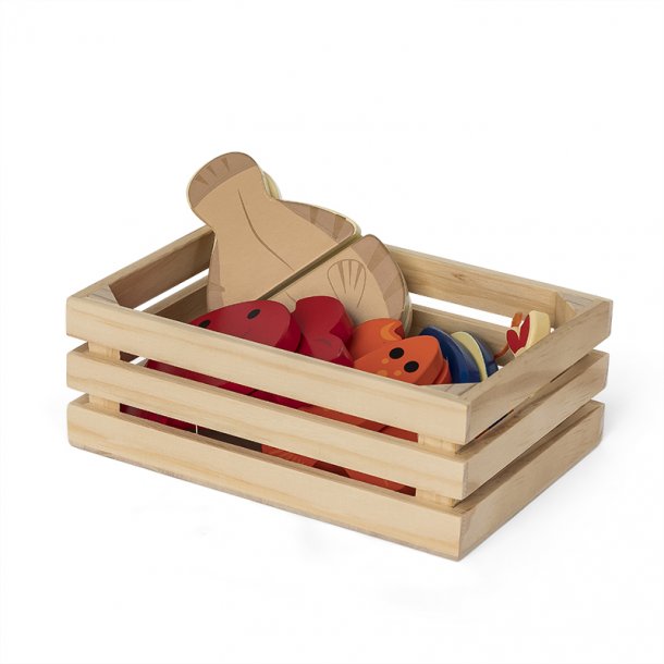 Pretend Play Seafood Basket Toy Set 2