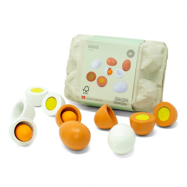 Pretend Play Egg Basket Toy Set 3