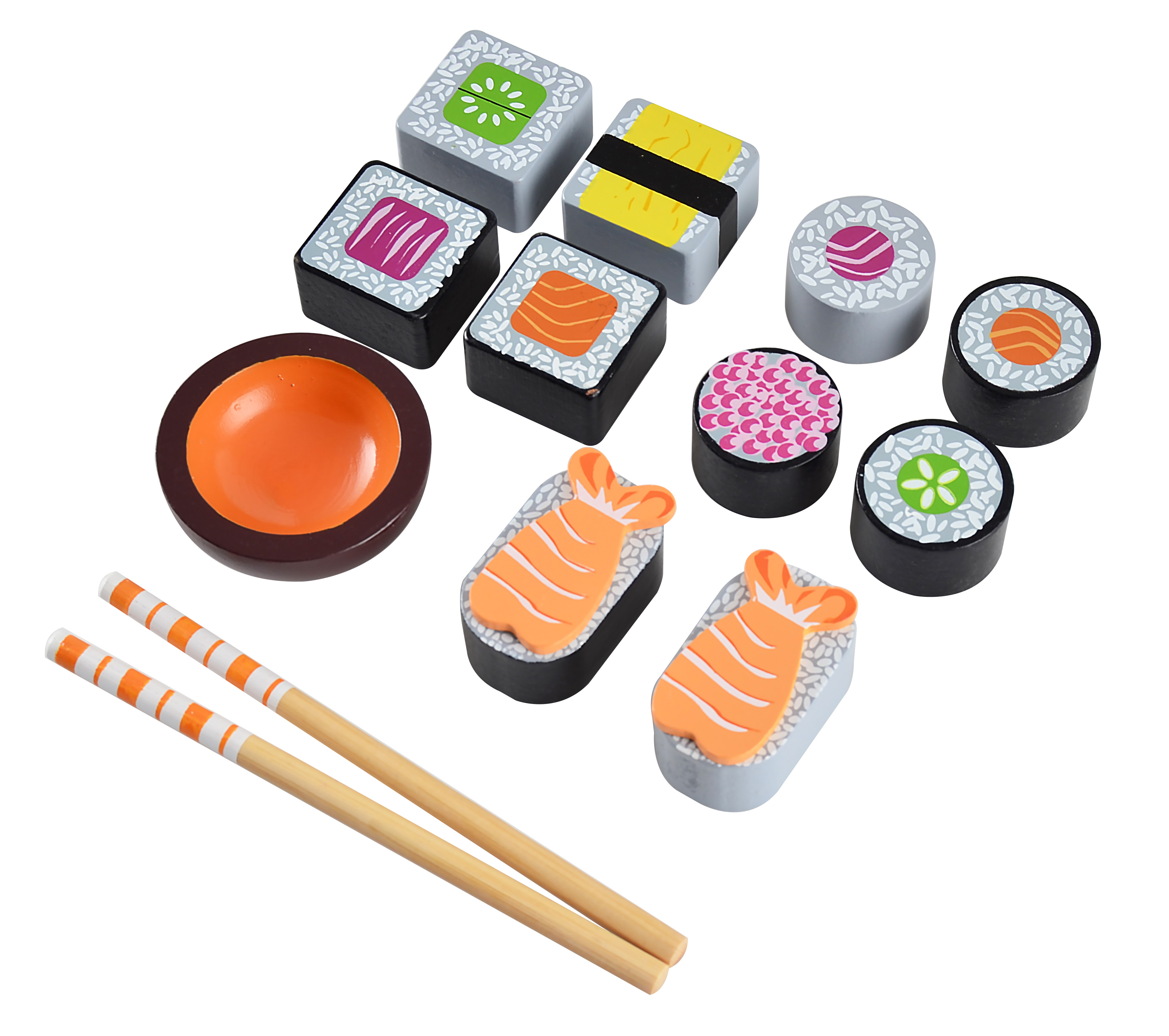 Wooden Sushi Toy Set 3